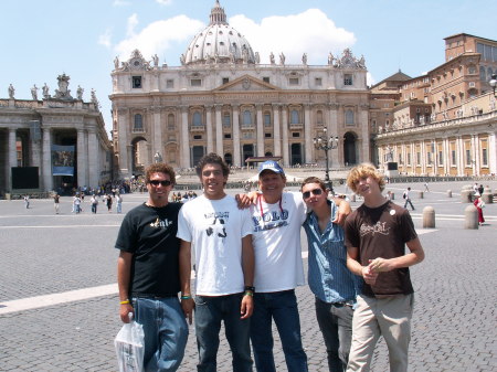 In Rome at the Vatican My Sons