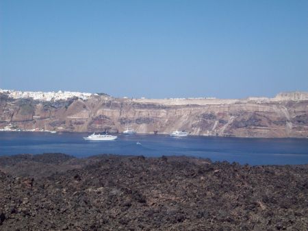 Santorini, Greece was gorgeous