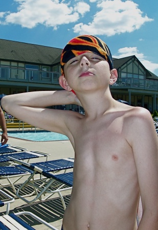 Chandler at the Pool