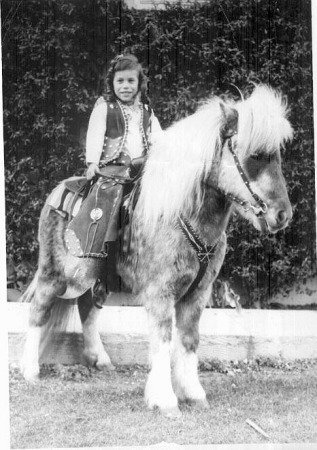 Deb and friend about 1959