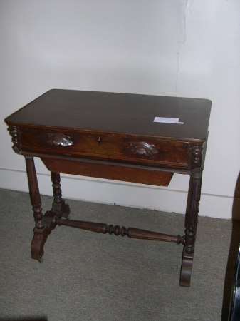 19th Century Victorian Sewing Table