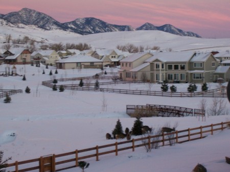 Backyard after blizzard- Golden, CO