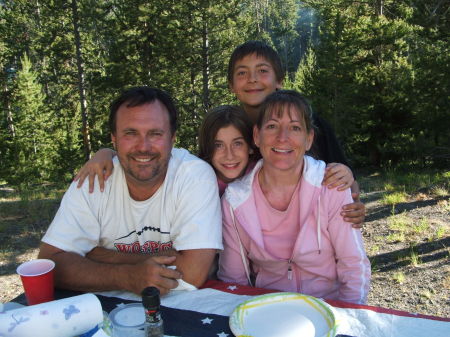 Family at Yellowstone