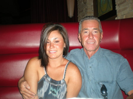 Colby with her dad on her 21st Birthday,