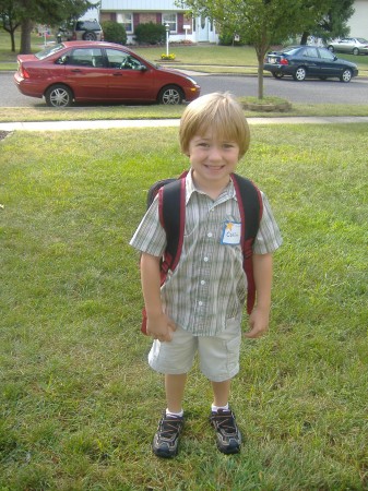 Collin's first Day of Kindergarden