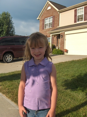 Kaitlyn's First Day of Kindergarten