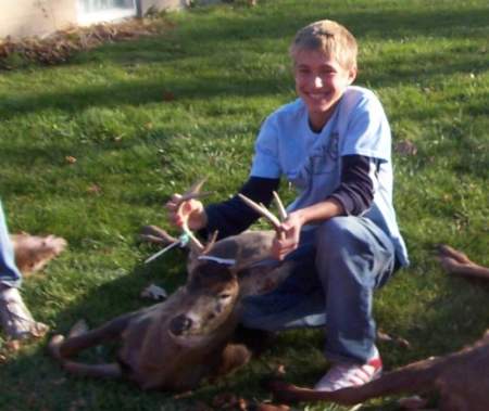 My son's first deer