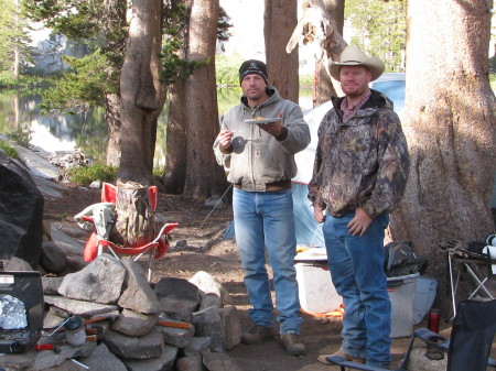 BRYANT & ELLIOTT AT CRATER LAKE CAMP 9/10