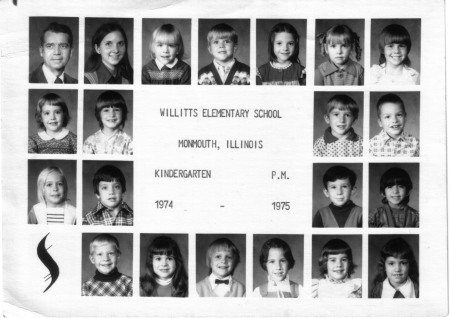 Willitts - Kindergarten -1974-75