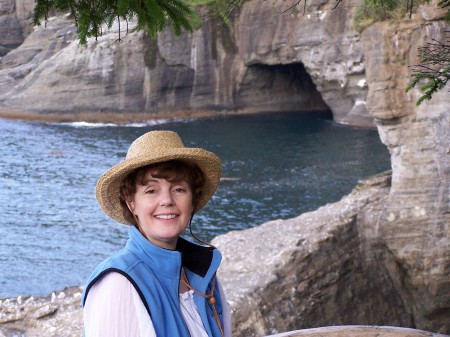 Vickie at Cape Flattery