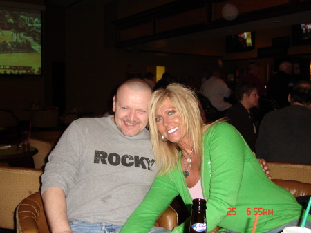 My husband and I in Vegas for the UFC