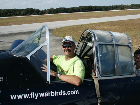 WWII trainer flight.