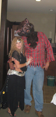 My husband and I on Halloween 2009