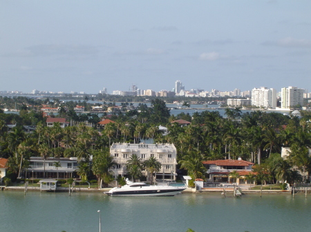 Living on the water in Miami Florida