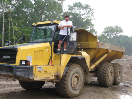 Stephen DeSimone working at Great Brook.