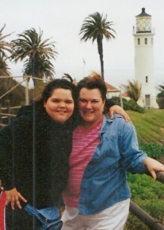 Auntie Dawn and Khy in Cali