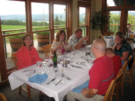 Family dinner at Glenora 7-2010