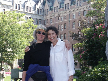 My sister Sue and I in Victoria BC 2007