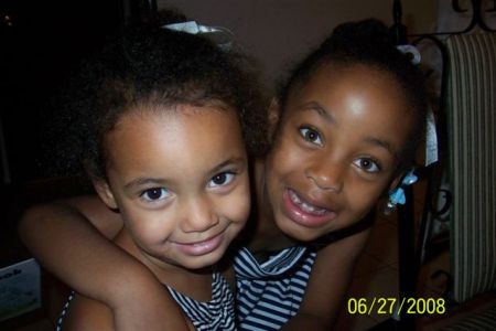 my niece Kailynn & my sister Clarah