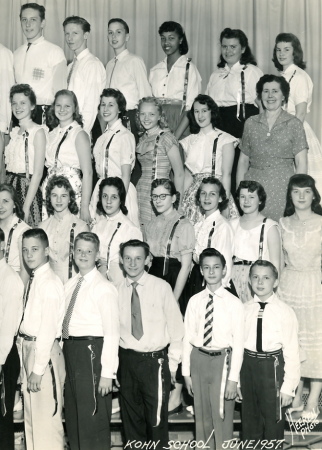 Kohn School Graduation June 1957 (2nd half)