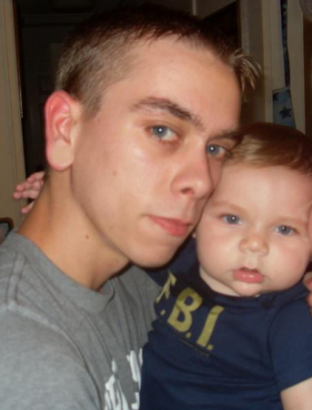 My oldest son Gary with son Rylee