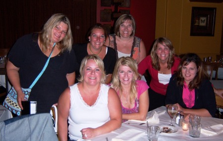 Some of the girls out for Supper Club!