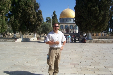 At the Dome of the Rock, Jerusalem 2008