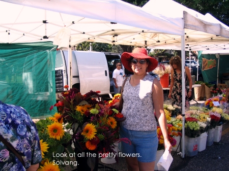 At the flower Stand