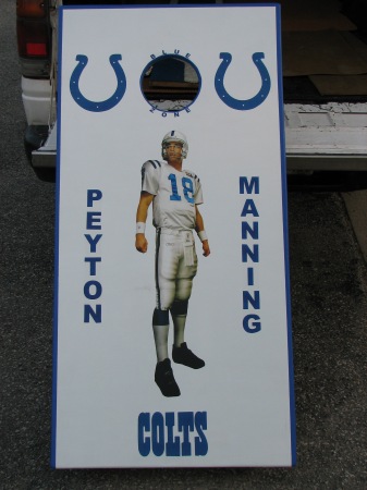 Peyton Cornhole boards