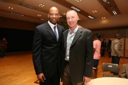 Me and my college teammate Chris Mullin