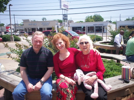 Mother's Day with my Mom and brother