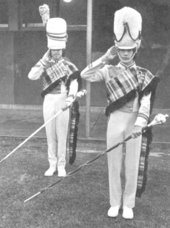 BHS Drum Majors - 1975