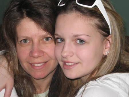 Wife Mary (left) daughter Erin