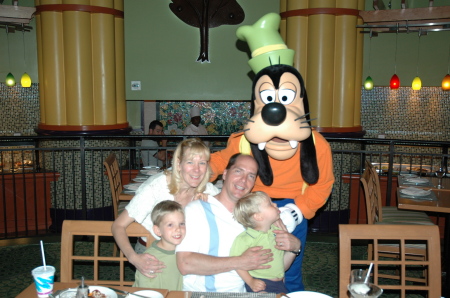 Dinner with Goofy