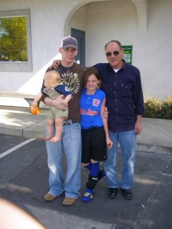 Mark, his son Conner, Fallon, and Mark