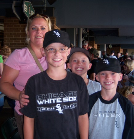 Me and the Boys at a White Sox Game!!
