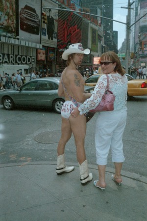 Me and the Naked Cowboy in NY