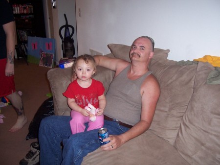 Me and grand daughter, Telleigh. 2008
