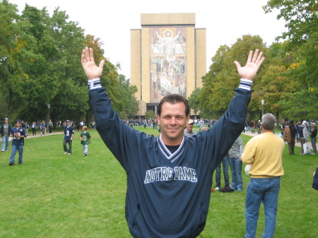 Touchdown Jesus!