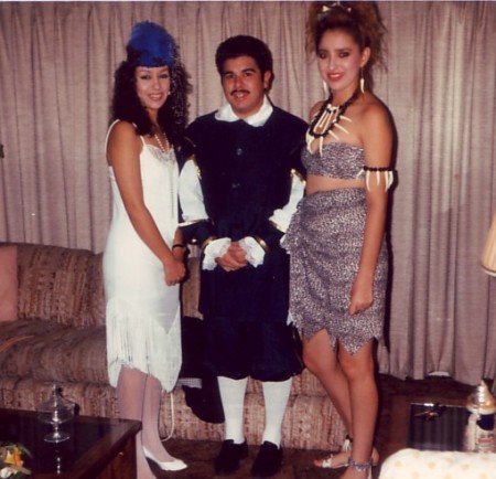 Halloween Christy lara & Arlene Heredia 1985