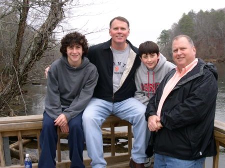 December 2007 with brother and nephews