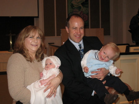Haebler Family at Paige's Baptism