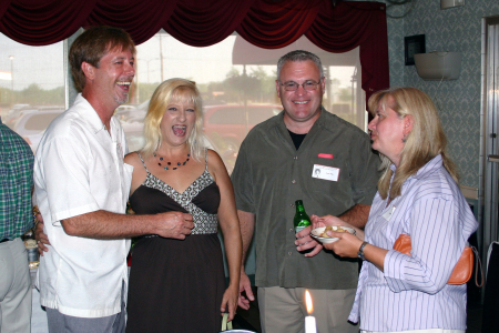 Tom, Paulette, Chuck and wife