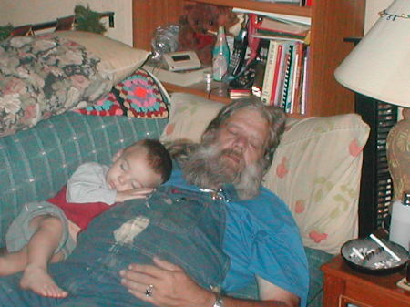 Nap Time with Grandson Joey