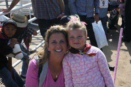 Brooke and Mommy at the rodeo