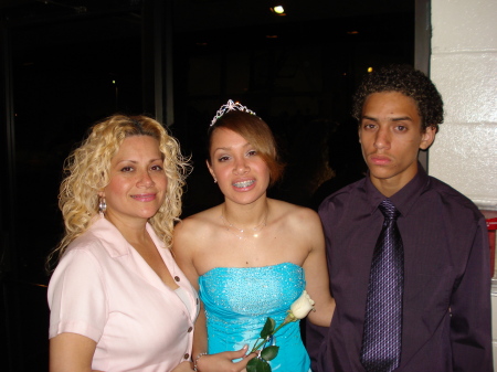 My Princess, Prince & I at Jan 2008 Homecoming