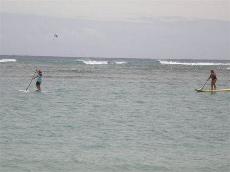Stand up paddling at Ala Moana with Nobleen