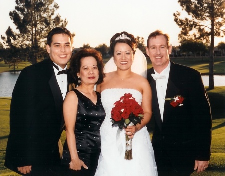 My Mom, Brother & Michael (Hubby) 2002