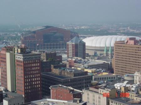 Lucas Oil Stadium & the old RCA Dome