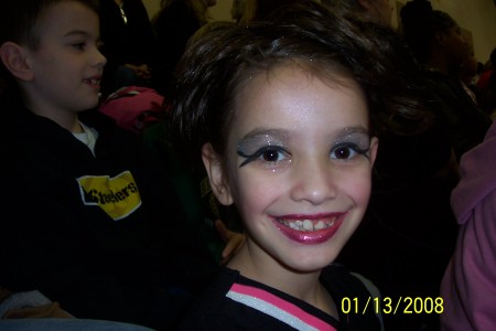 Taylor at Cheer competition